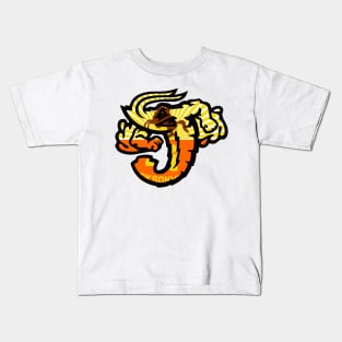 Jacksonville Flag Jumbo Shrimp Logo Kids T-Shirt